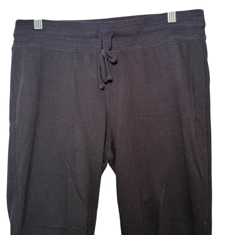 Gap Black French Terry Graphic Joggers Gold Logo Star Medium - Picture 4 of 7